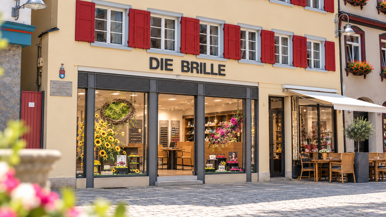 Außenansicht von Die Brille in der Biberacher Innenstadt