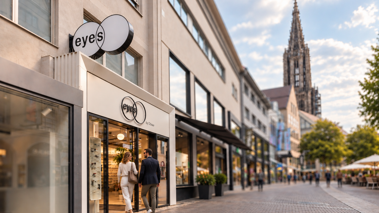 Außenansicht von eyes in der Hirschstraße in Ulm